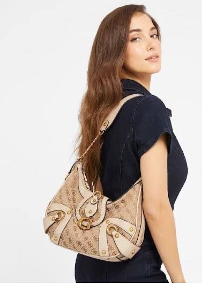 Guess Gloss Vintage Bag - Görsel 3