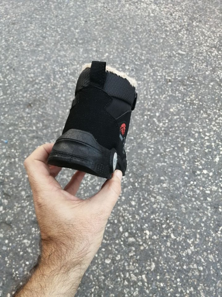 Siyah Erkek Çocuk Botu, Cırtlı, - Görsel 4