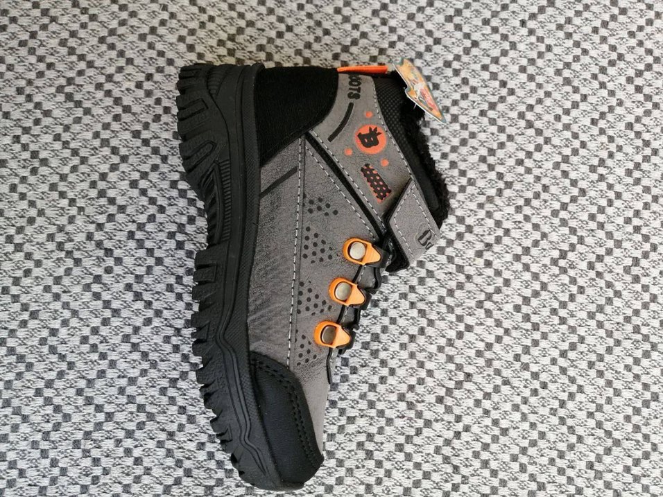 Gri  Desenli Erkek Spor Botu - Görsel 2