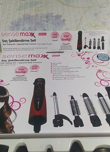 Saç sekillendirme seti düzleştirici maşa 