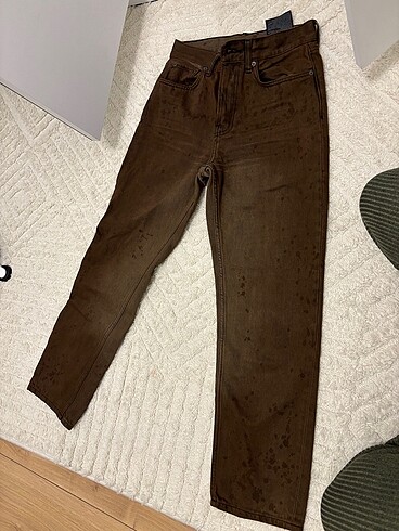 Zara desenli pantolon