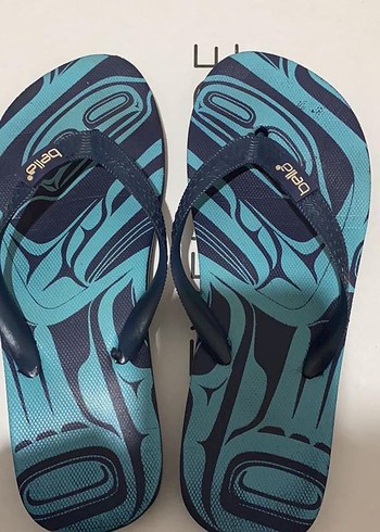 Kadın Lacivert Desenli Terlik - Görsel 2