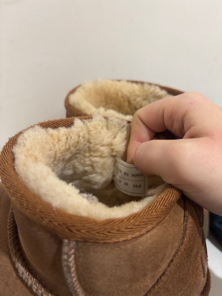 Kürklü Bej Süet Kadın Dolgu Topuk pegia bot - Görsel 4