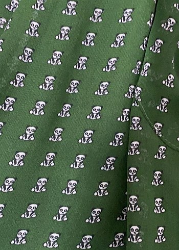 Düğmeli Yeşil Midi Mini Etek - Görsel 2