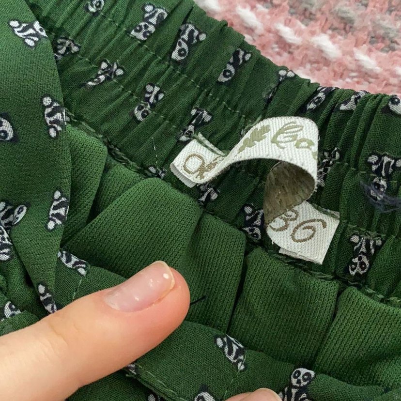 Düğmeli Yeşil Midi Mini Etek - Görsel 3