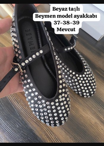 Beymen Taşlı Siyah Dolgu Topuklu Babet