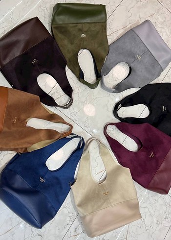 GUESS Kahverengi Deri Kadın Çanta - Görsel 6