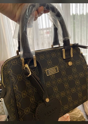 Kahverengi Baskılı Deri Kadın Çanta - Görsel 3