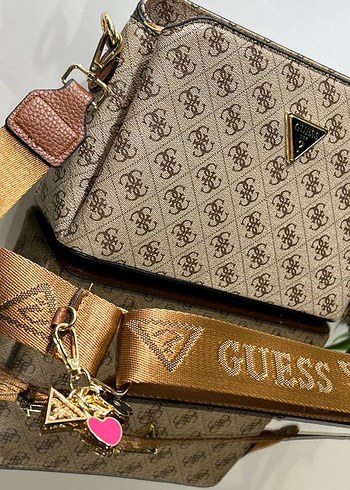 Kahverengi Yılan Desenli Deri Kadın Çanta - Görsel 5