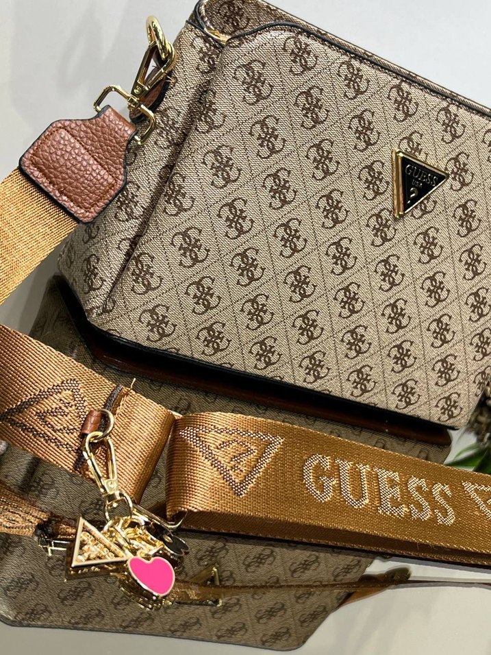 Kahverengi Yılan Desenli Deri Kadın Çanta - Görsel 5