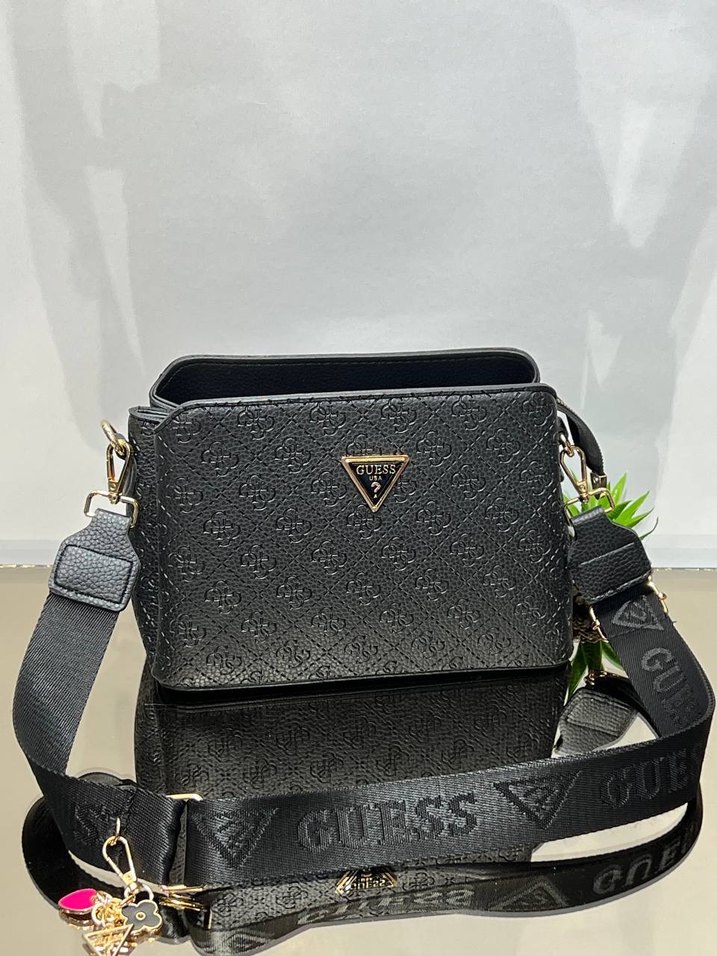 Kahverengi Yılan Desenli Deri Kadın Çanta - Görsel 3