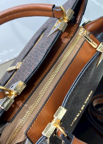 Michael Kors Kahverengi Deri Kadın Çanta - Görsel 10