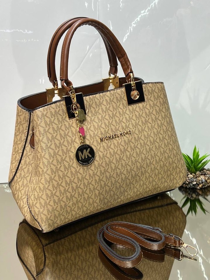 Michael Kors Kahverengi Deri Kadın Çanta - Görsel 2