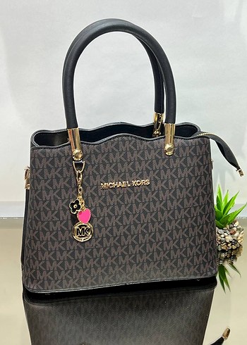 Michael Kors Kahverengi Deri Kadın Çanta - Görsel 14