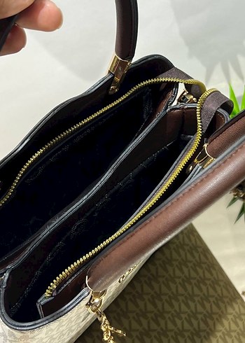 Michael Kors Kahverengi Deri Kadın Çanta - Görsel 8