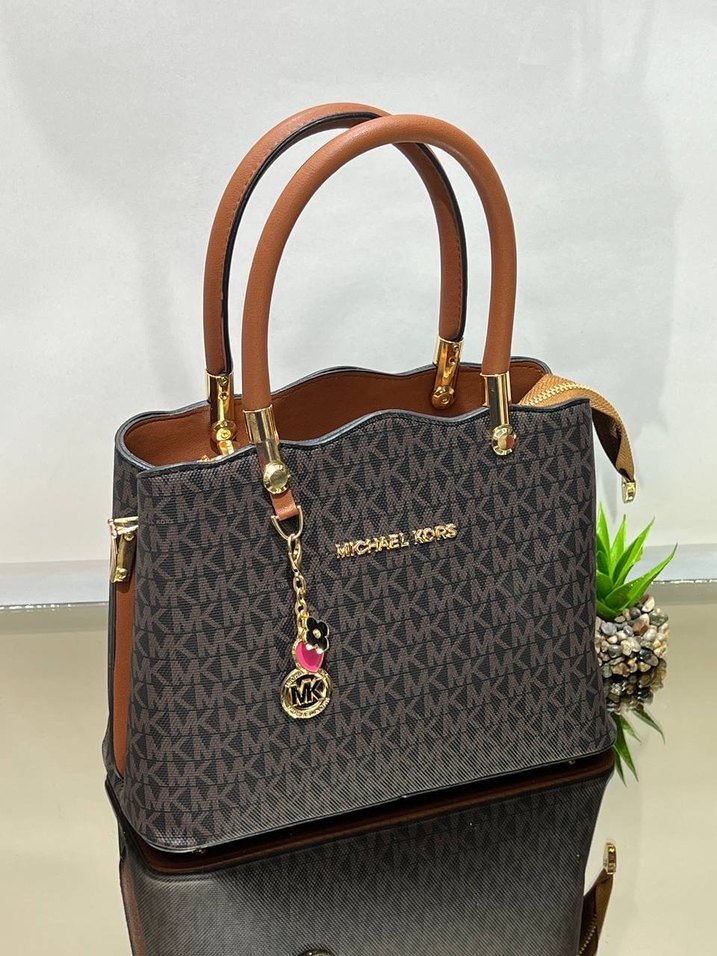 Michael Kors Kahverengi Deri Kadın Çanta - Görsel 3