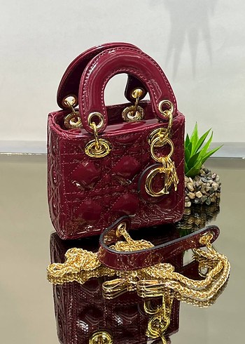 Zincir Detaylı Siyah Süet Kadın Çanta - Görsel 5