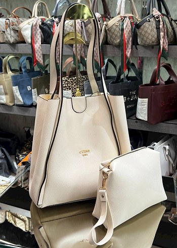 Beyaz Modern Klasik Deri Kadın Çanta - Görsel 3