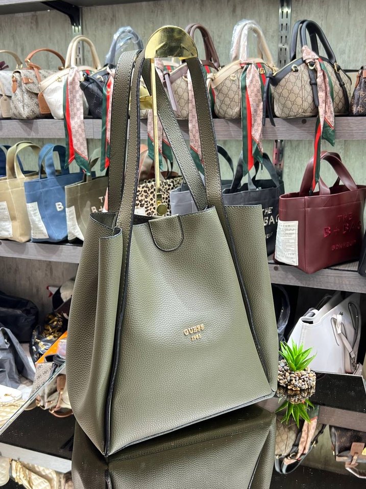 Beyaz Modern Klasik Deri Kadın Çanta - Görsel 2