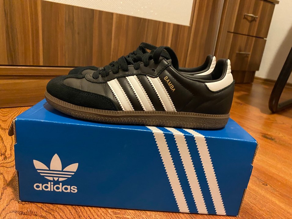 Orijinal Adidas Samba Siyah Beyaz Kadın Spor Ayakkabı - Görsel 4