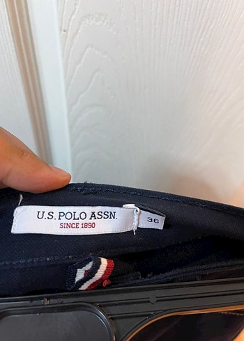 36 Beden Kemerli Lacivert Uzun Denim Etek