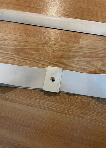 bayaz Minimalist Kadın Kemer Metal Tokalı