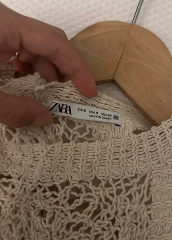 s Beden camel Renk Bej Bohem Dantel Detaylı Üst