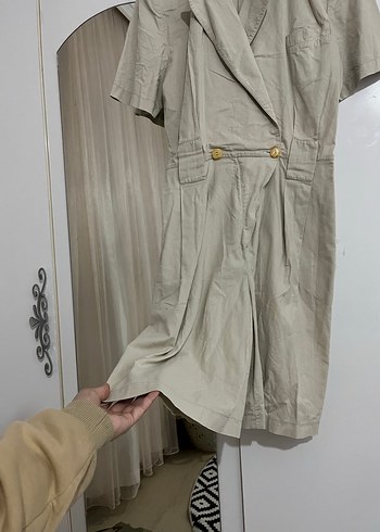 İpekyol Keten şortlu Kadın Tulum - Görsel 3