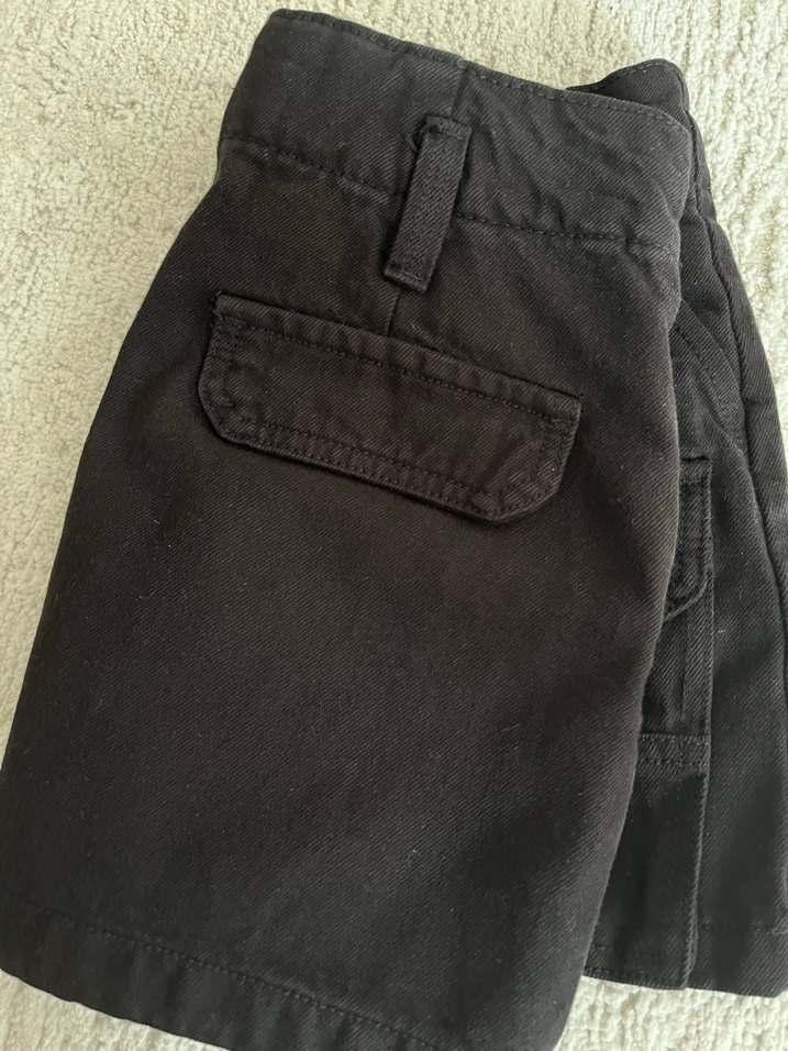 Siyah Kemerli Kadın Mini Kot Etek yanında kemer de geliyor - Görsel 5