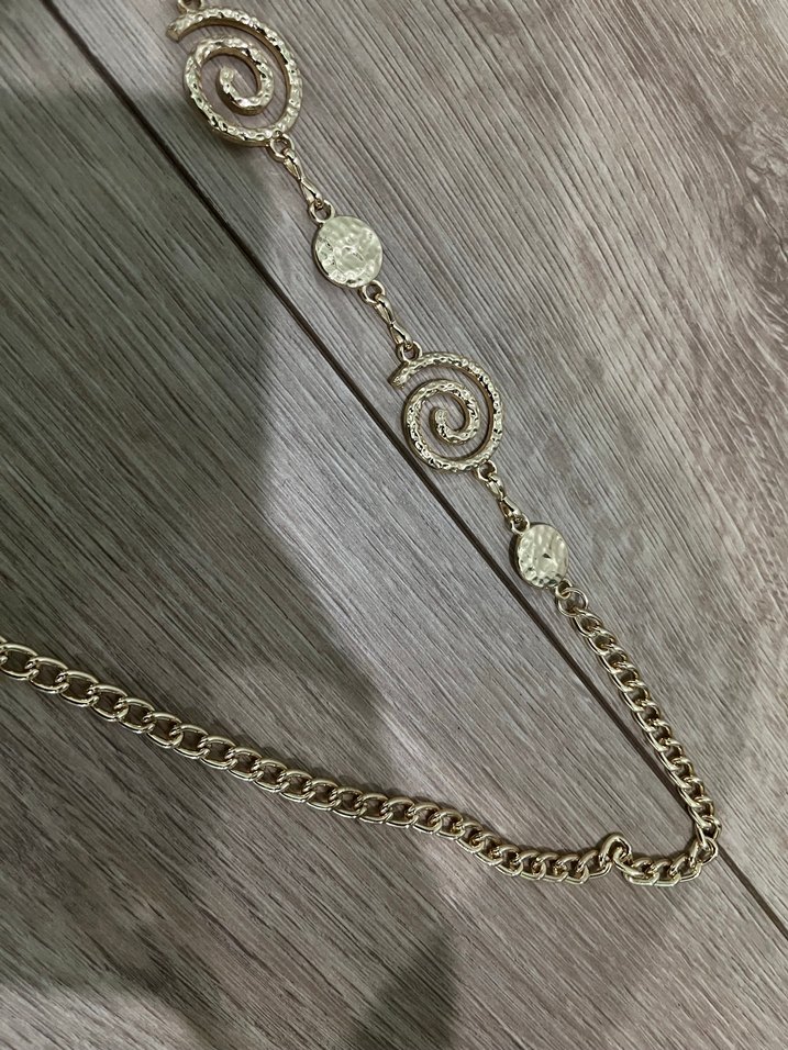 Zincir Detaylı Altın Kemer - Görsel 4