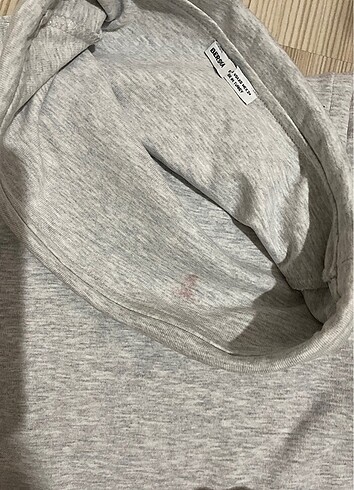 Bershka Bershka mini gri elbise