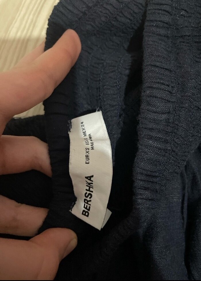 Lacivert Mini Etek - Görsel 2