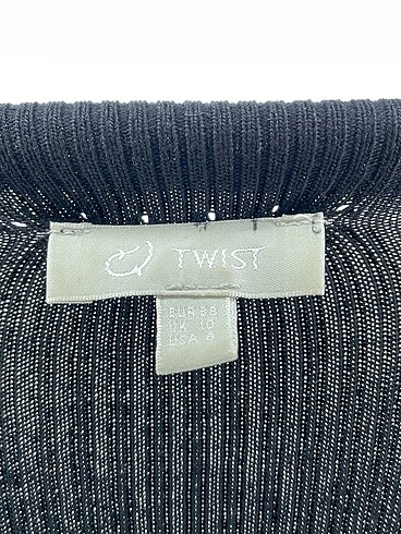 38 Beden siyah Renk Twist Uzun Elbise %70 İndirimli.