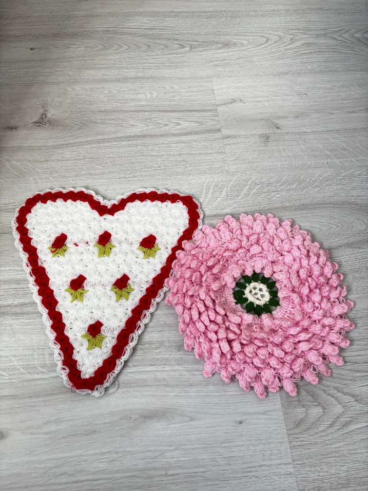 Kırmızı Beyaz Çizgili Banyo Süngeri lif - Görsel 2