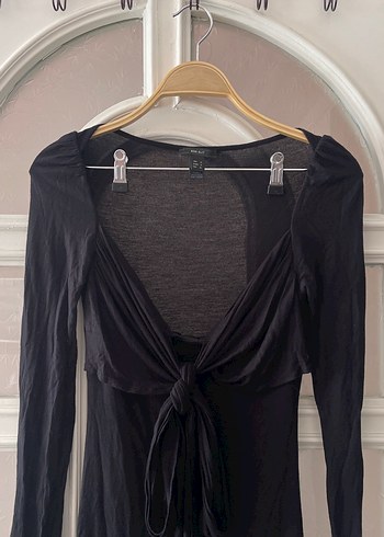 Siyah Midi Elbise - Görsel 2