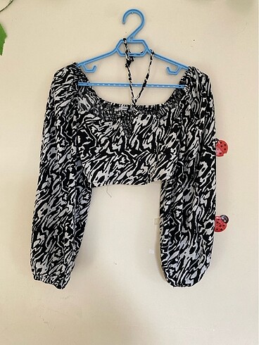 Armalife Crop zebra desenli