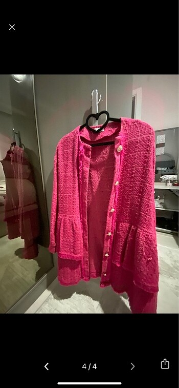 Pembe kısa tunik