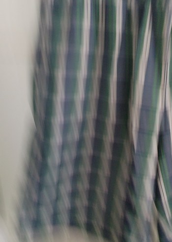 Erkek Yeşil Ekose Midi Pijama Altı Şort - Görsel 5