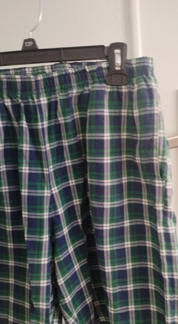 Erkek Yeşil Ekose Midi Pijama Altı Şort - Görsel 4