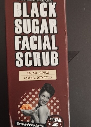 Siyah şeker içerikli cilt maskesi 100 ml