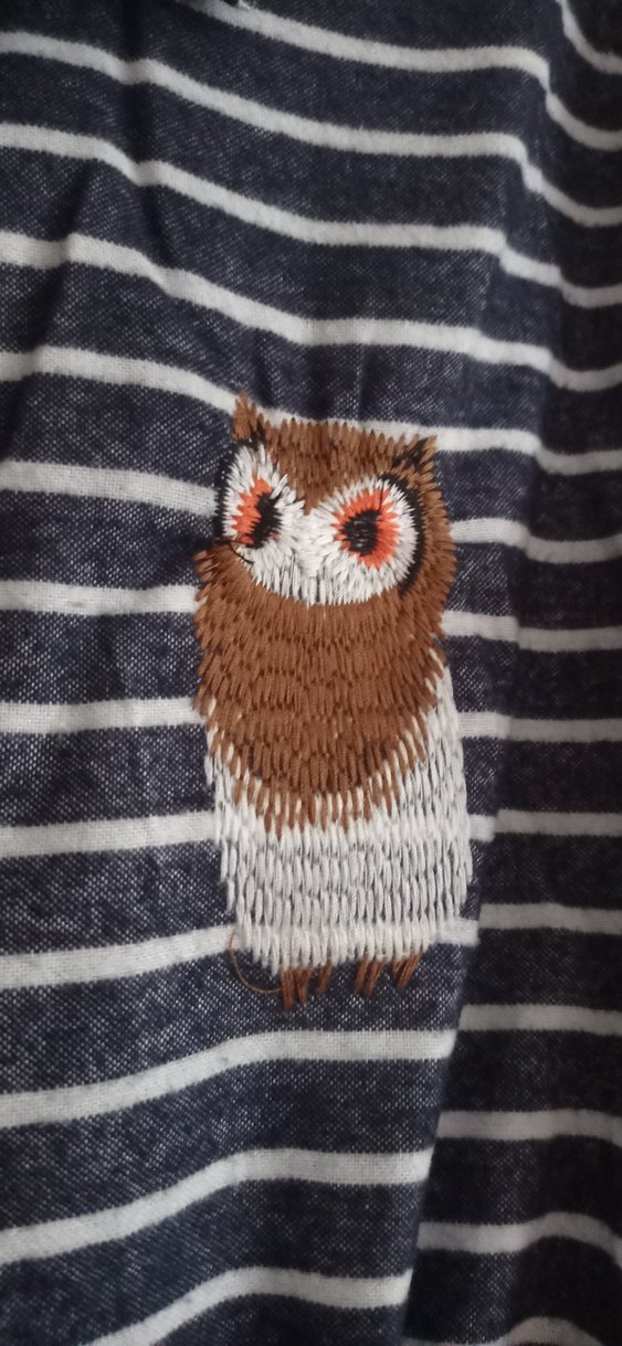 Gri Çizgili Düğmeli Uzun Kollu Midi Elbise - Görsel 4