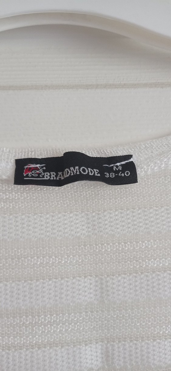 Uzun Beyaz Pareo - Görsel 2