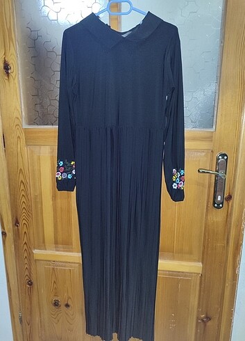 Bayan elbise <tesettür <siyah - Görsel 4