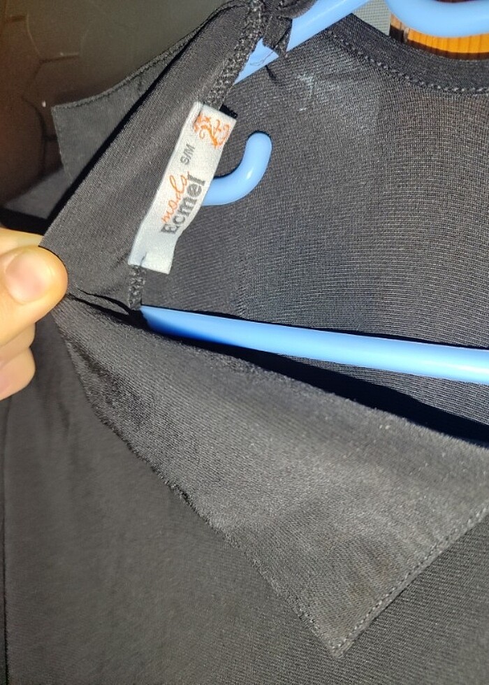 Bayan elbise <tesettür <siyah - Görsel 3