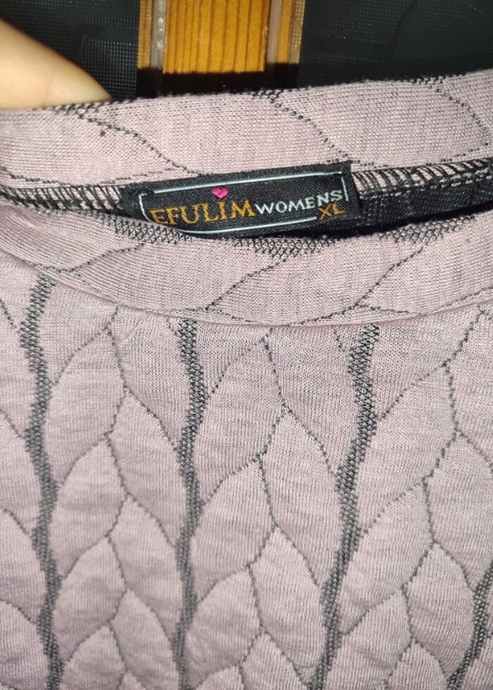 Gül kurusu <bayan kışlık tunik  - Görsel 2