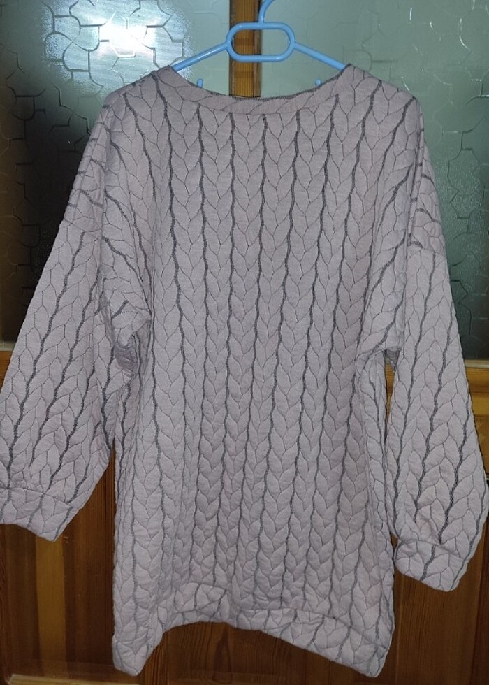 Gül kurusu <bayan kışlık tunik  - Görsel 3