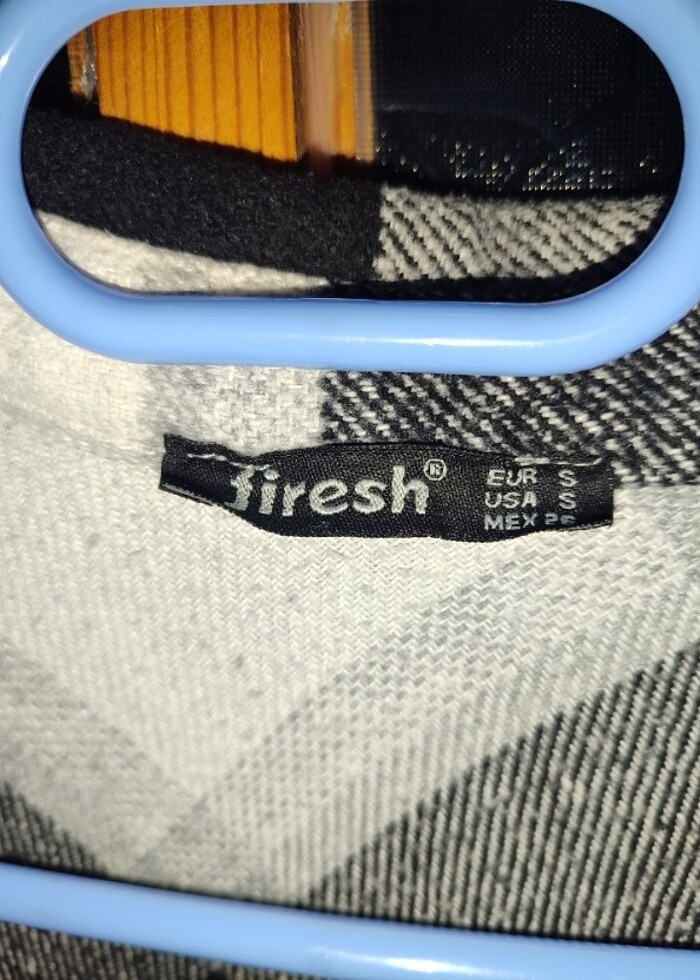 Erkek siyah beyaz gömlek <oduncu gömleği - Görsel 2