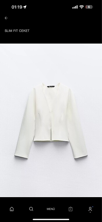Zara slım fit ceket