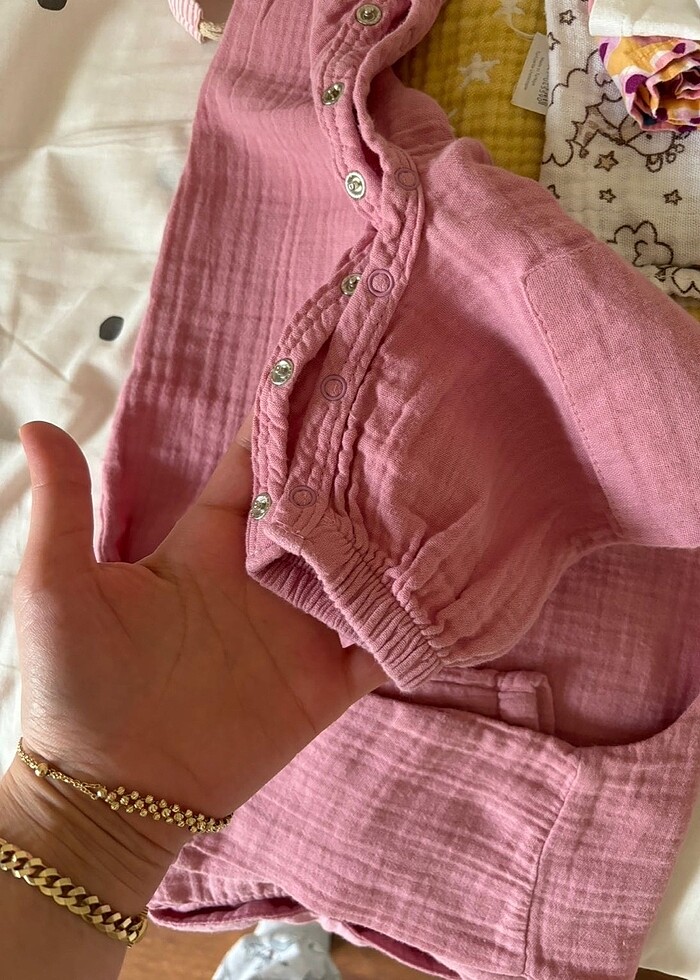 Hello Baby Müslin Tulum - Görsel 3