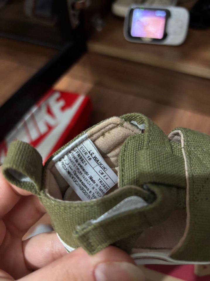 Yeşil Erkek Çocuk Cırt Cırtlı sandalet - Görsel 3